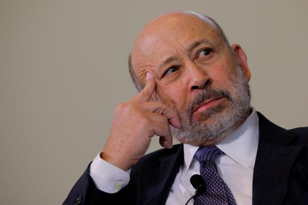 Lloyd Blankfein, then-CEO of Goldman Sachs, listens to a question at the Boston College Chief Executives Club luncheon in Boston, MA, U.S., March 22, 2018. 