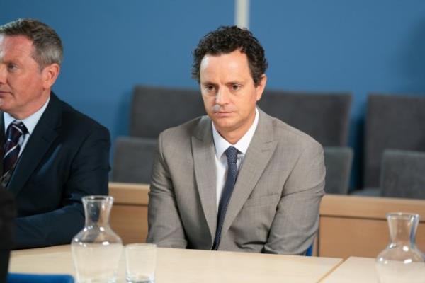Theo in EastEnders at court 