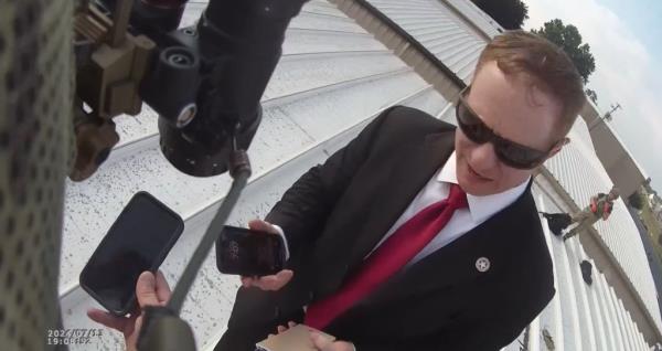 Video shows Trump gunman dead on roof moments after assassination attempt
