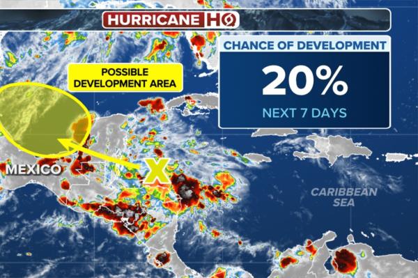 Graphic showing possible development area