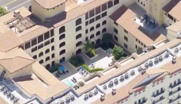 Outside view of the apartment wher<em></em>e Chaney was killed.