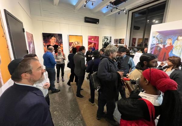 Rafael Fuchs gallery opening