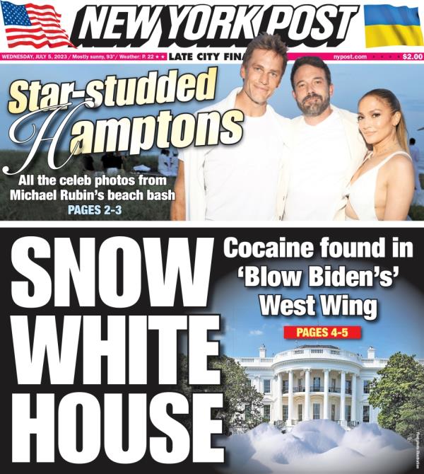 New York Post cover