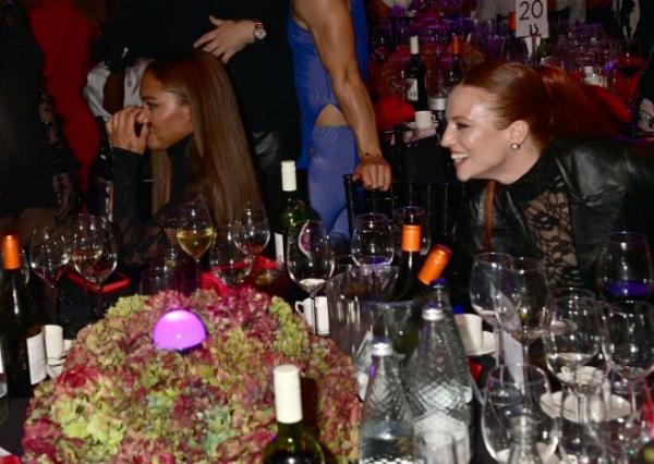 Alex Scott and Jess Glynne