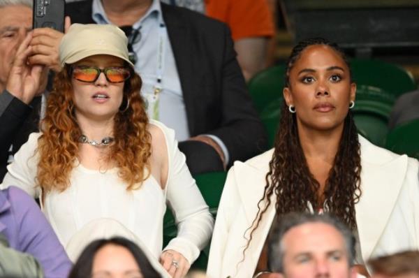 Alex Scott and Jess Glynne