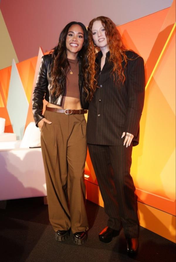 Alex Scott and Jess Glynne