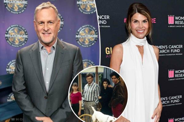Lori Loughlin and husband Mossimo Giannulli after a pre-trial hearing in Boston on Aug. 27, 2019