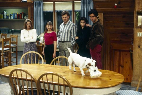 Candace Cameron Bure, Jodie Sweetin, Dave Coulier, Lori Loughlin, John Stamos in 