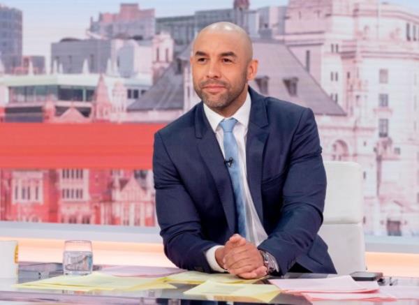 Alex Beresford on Good Morning Britain.
