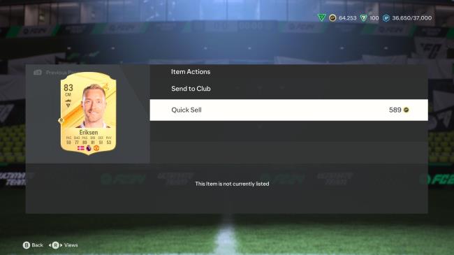 Eriksen a<em></em>bout to be quick sold in EA Sports FC 24.