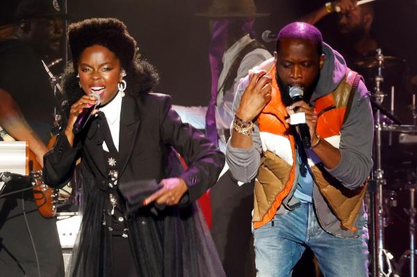 Lauryn Hill and Pras Michel in Philly.