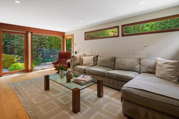 A plush den area.