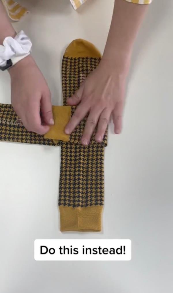 The UK-ba<em></em>sed Sockshop is sharing the proper way to fold socks — if you've got 20 seco<em></em>nds to spare per pair.