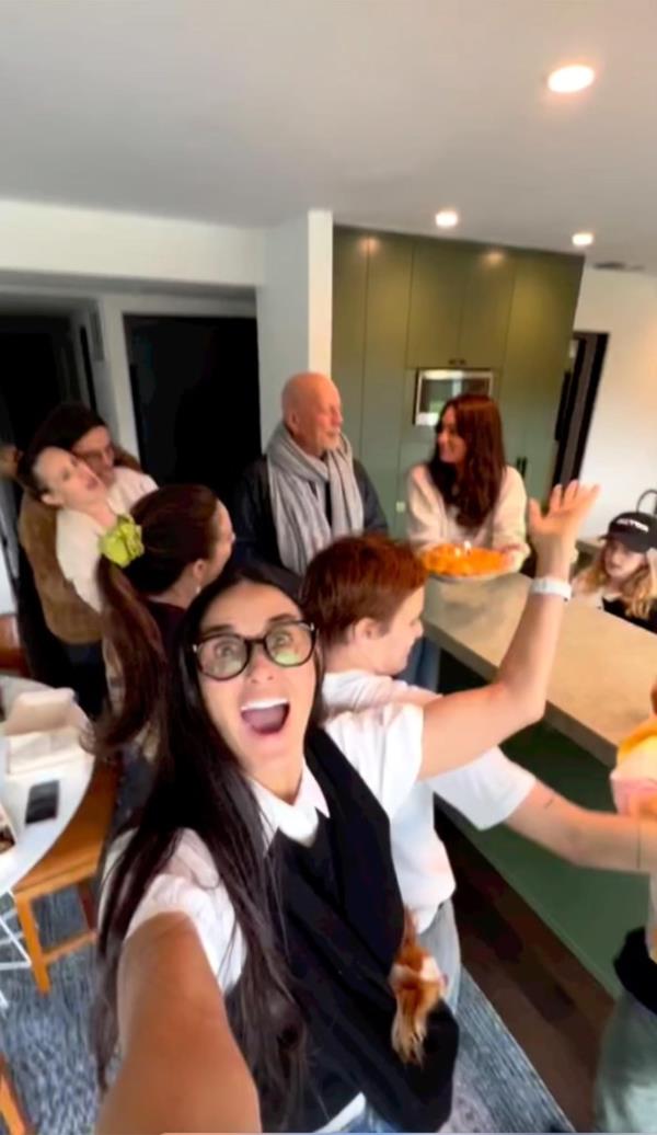 Demi Moore shares a sweet birthday tribute to ex-husband Bruce Willis.