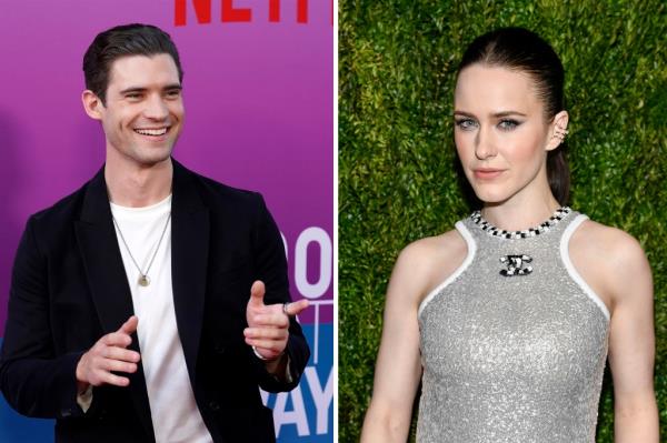 David Corenswet and Rachel Brosnahan splitscreen.