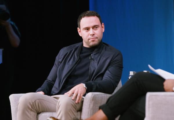 Scooter Braun speaks o<em></em>nstage during Day 1 of Fast Company Innovation Festival on October 23, 2018 in New York City