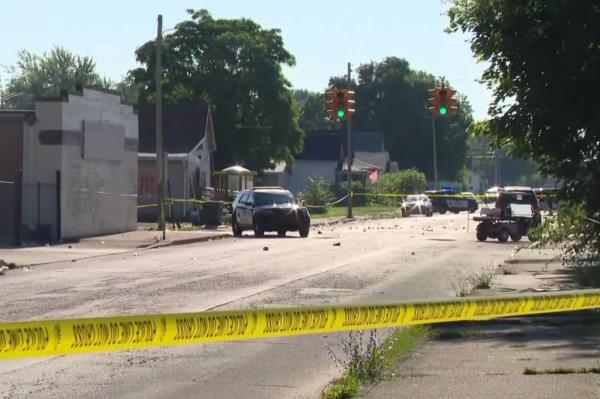 Indiana police say a 30-year-old man was fatally shot and 19 victims were injured after mass shooting at a party.