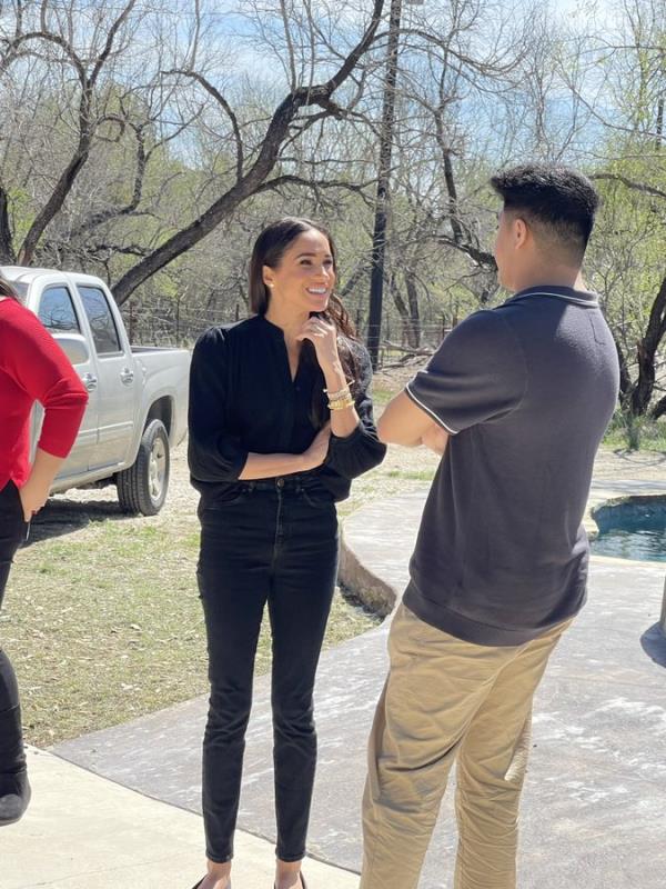 Markle had called to give her co<em></em>ndolences to the family following the massacre that left 17 others injured, Martinez previously revealed.