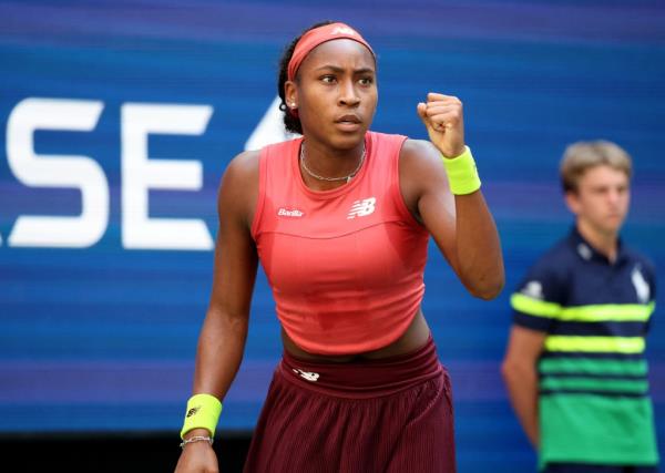 Coco Gauff is moving on to the quarterfinals of the U.S. Open, facing either No. 1 Iga Swiatek or No. 21 Jelena Ostapenko.