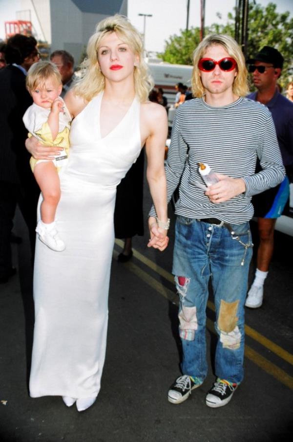 Courtney Love, Frances Bean Cobain, Kurt Cobain of Nirvana