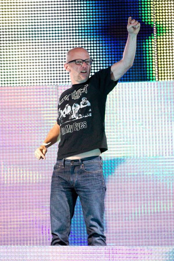 Moby performs during 2011 Electric Zoo