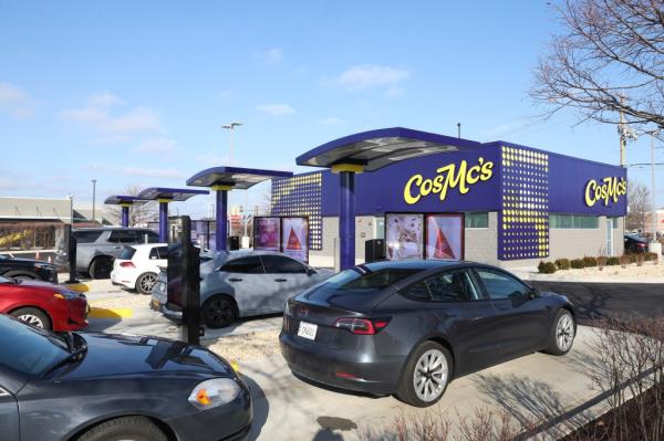 CosMc's is a drive-thru-only, beverage-forward co<em></em>ncept inspired by McDo<em></em>naldland character CosMc, a part alien part robot.