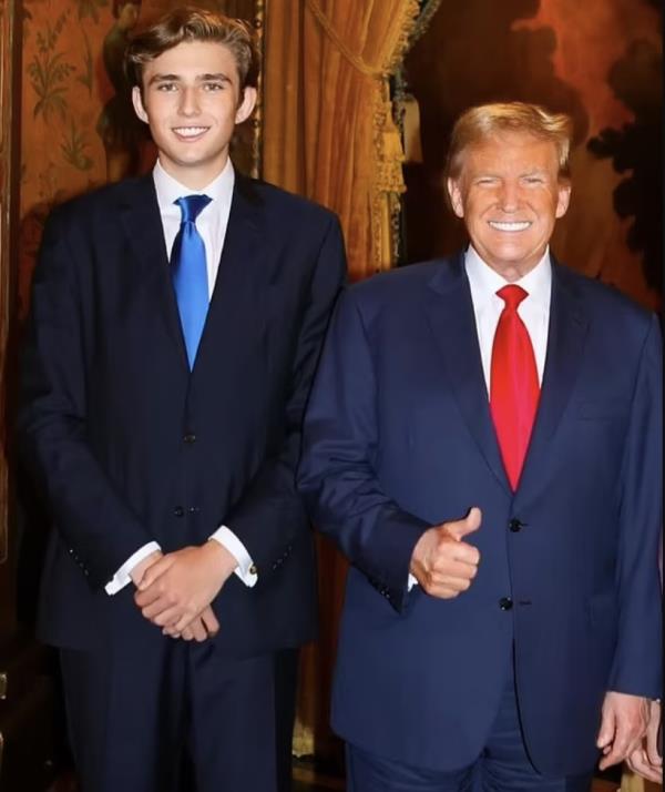 Do<em></em>nald Trump's youngest son, Barron, will serve as a Florida delegate to the Republican Natio<em></em>nal Co<em></em>nvention in Milwaukee this summer.