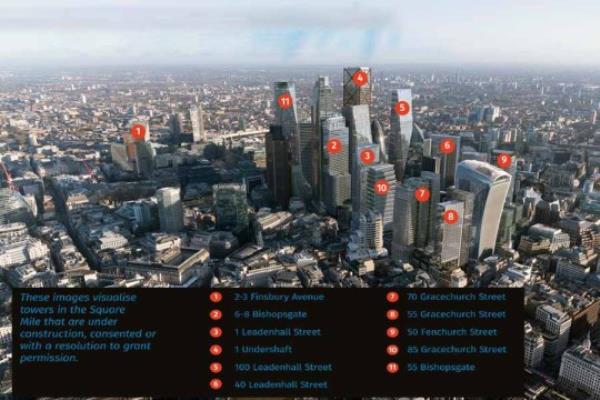 NEWS: London's skyline looks unrecognisable in image as 11 new skyscrapers built by 2030 [SEO - DISCOVER]
