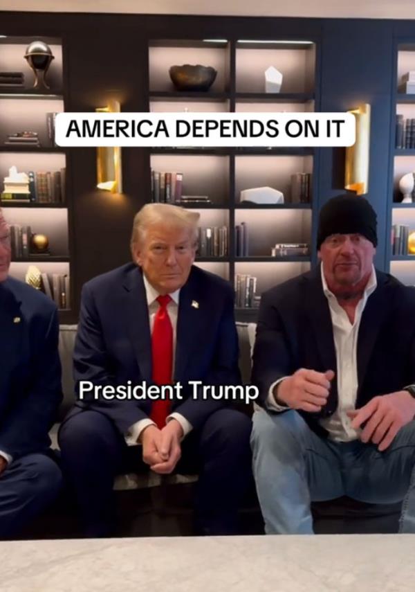 WWE legends The Undertaker and Kane endorsed former President Do<em></em>nald Trump.