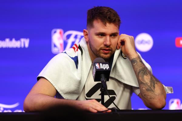 Luka Do<em></em>ncic is trying to lead to Mavericks to an upset win over the Celtics.