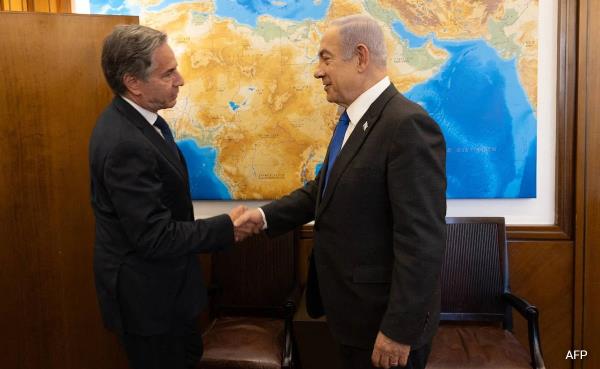 Back In Mideast To Push Gaza Truce Talks, Bl<em></em>inken Meets Netanyahu