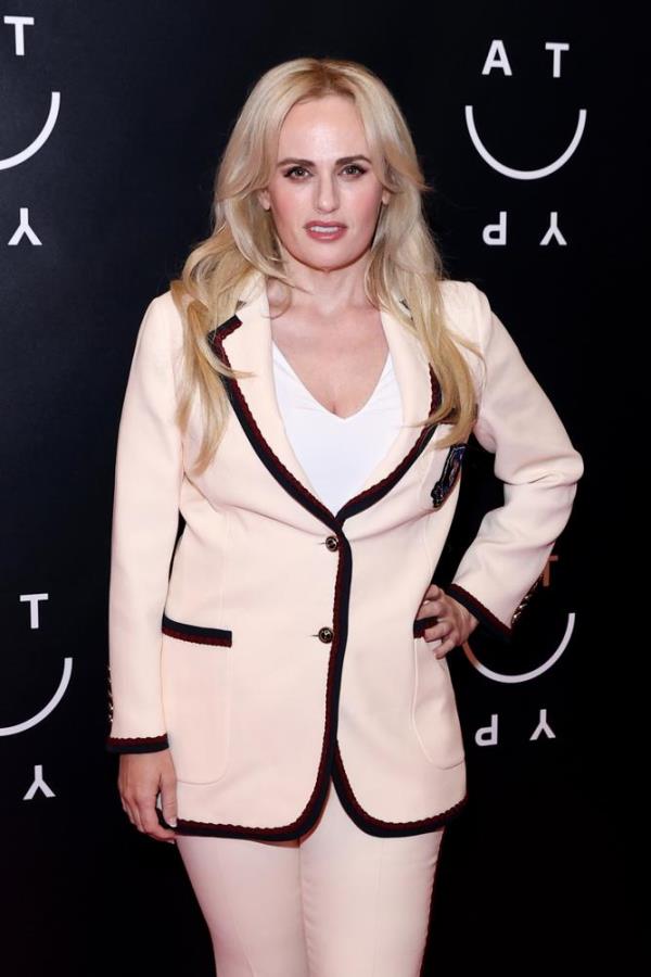 SYDNEY, AUSTRALIA - APRIL 22: Rebel Wilson arrives at the world premiere of 