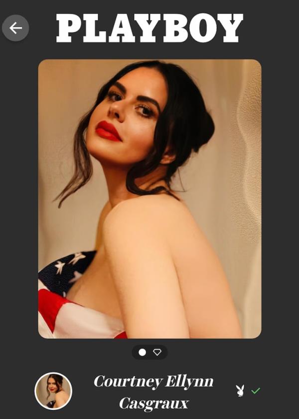 Courtney Casgraux's profile on the Playboy app