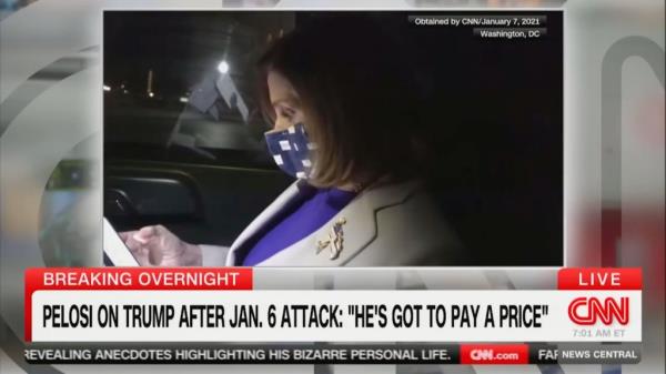 New docu<em></em>mentary footage shows then-Speaker Nancy Pelosi blaming herself for not doing more to secure the Capitol during the riot on Jan. 6, 2021.