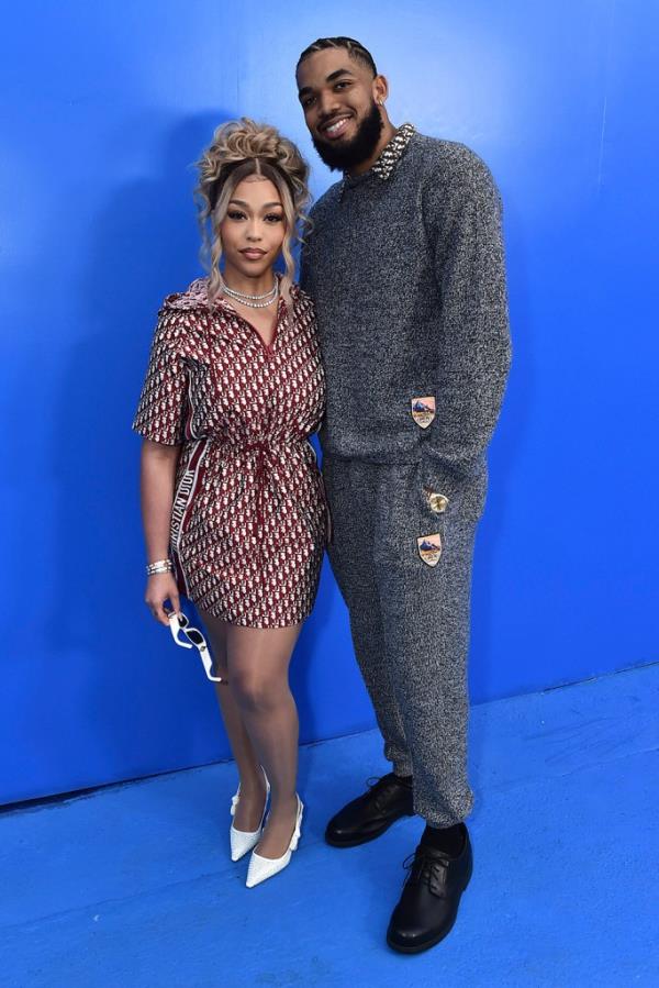 Jordyn Woods and Karl-Anthony Towns attend Dior Men’s Spring 2023 collection show, Thursday, May 19, 2022, in Venice, Calif.</p>

<p>　　