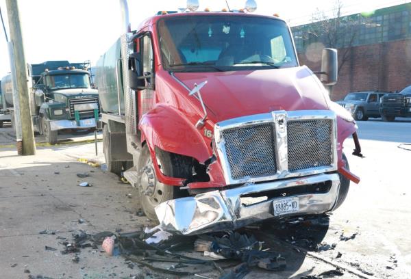 Truck crash NYC