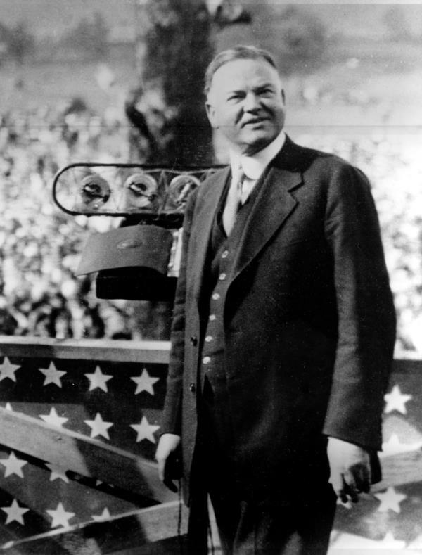 Trump said he doesn't want to be like Herbert Hoover, the 31st president who took office just as the Great Depression battered the US.