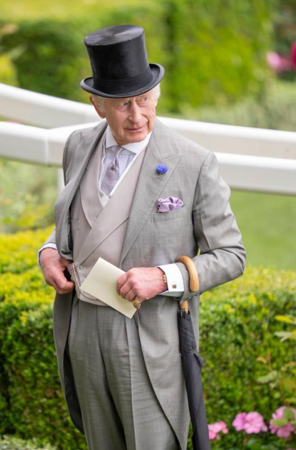 King Charles III at Royal Ascot in England