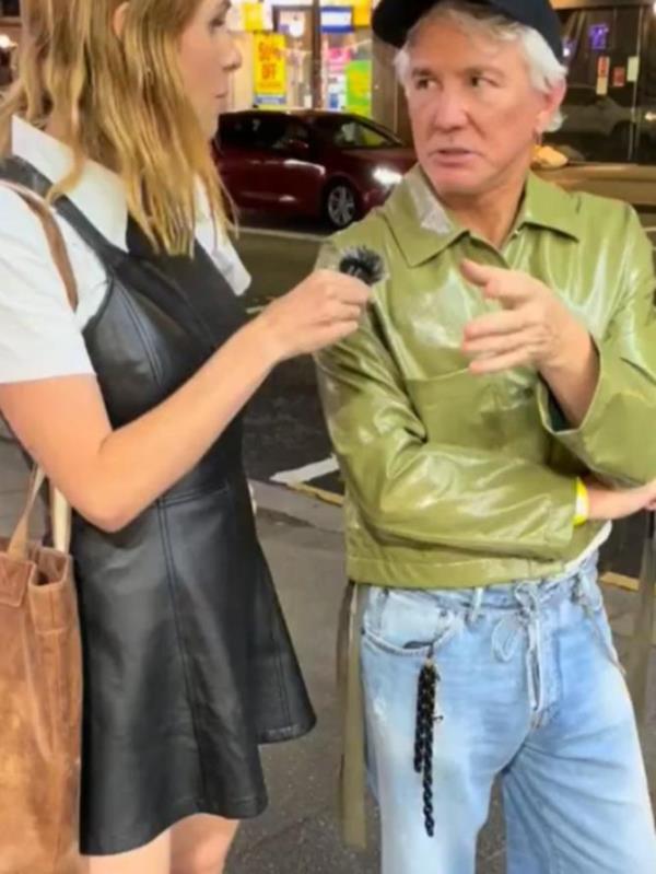 The interviewer had no clue she was talking to Baz Luhrmann. @god_worthy/TikTok