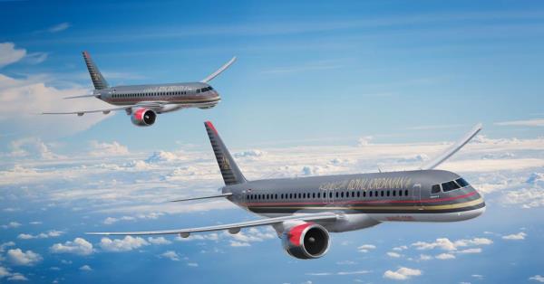 约旦皇家航空公司与巴西航空工业公司签署新型E2喷气机部件MRO协议