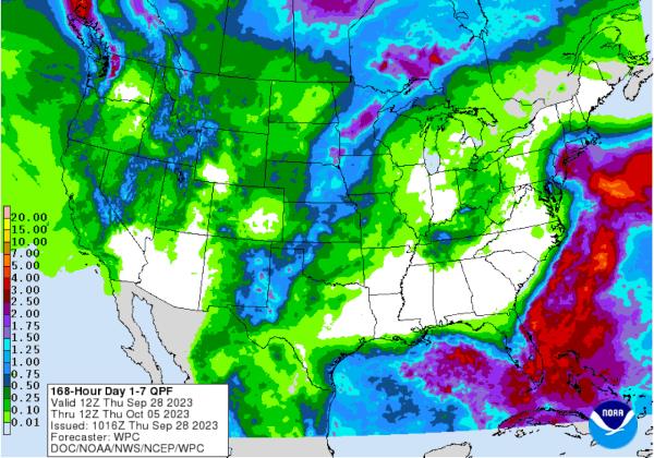 7 day rain outlook