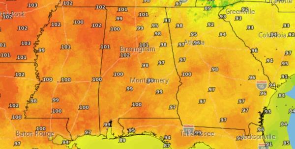 Thursday highs