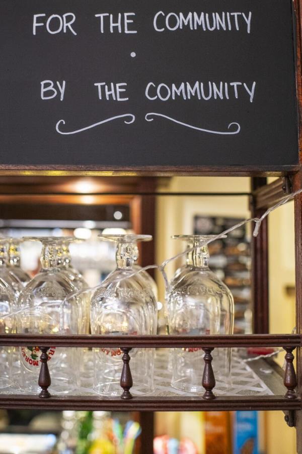 A sign reads, 