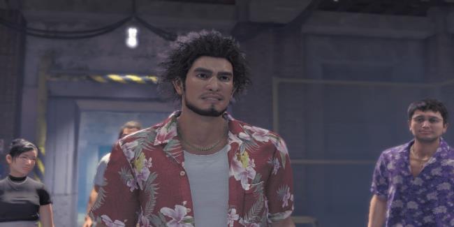 Kasuga and his party prepare to enter the next floor of Hawaiian Haunt in Like A Dragon: Infinite Wealth.