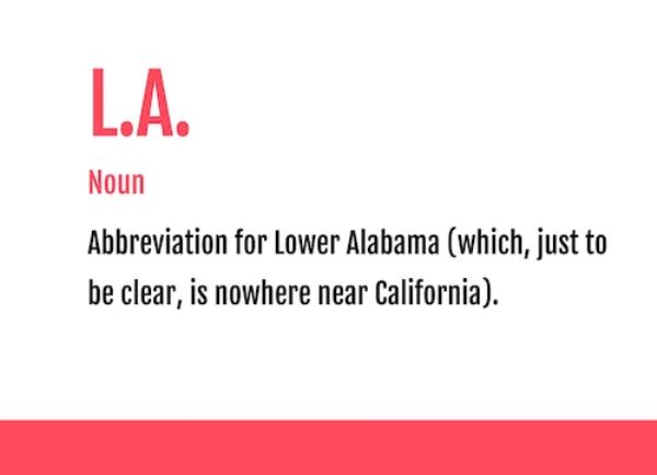 Alabama dictionary