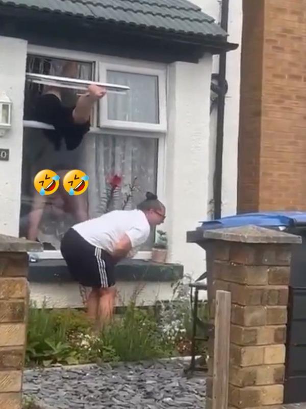 Her mate wasn't exactly helpful