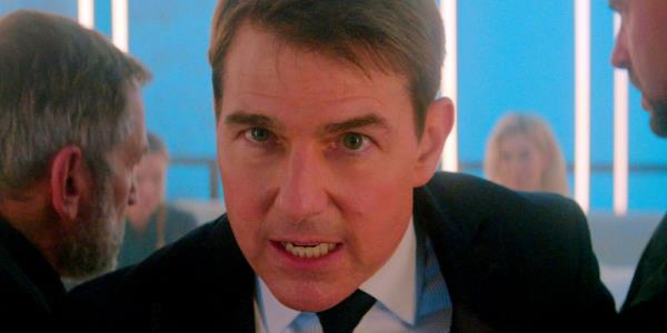 Tom Cruise as Ethan Hunt Looking Strained in Mission Impossible Dead Recko<em></em>ning Part 1