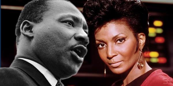 Uhura Nichelle Nichols and MLK
