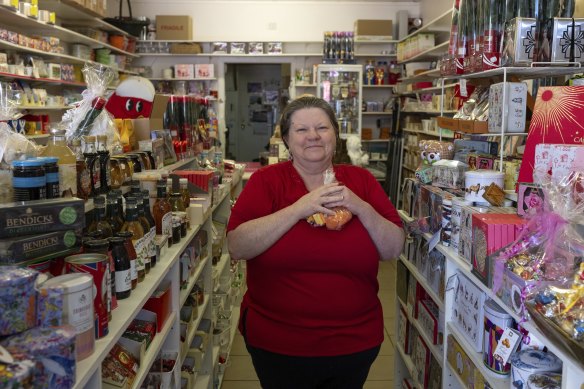 Leo<em></em>nie Thorne in her chocolate shop in Pakenham, in Melbourne’s outer south-east.