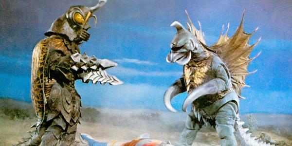 Megalon and Gigan in Godzilla vs Megalon (1973)